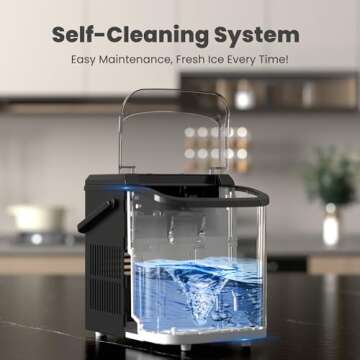 DUMOS Fast Ice Maker - 9 Cubes in 6 Minutes