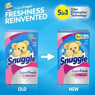 Snuggle Plus SuperFresh Dryer Sheets – Odor Control & Softness