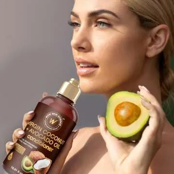 WOW Hair Conditioner - Coconut & Avocado Oil for All Hair Types