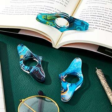 3 Pcs Thumb Page Holders for Hands-Free Reading