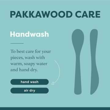 Exotic Pakkawood 7-Piece Kitchen Utensil Set with Spoon, Slotted Spoon, Spatula, Corner Spoon, Small Spoon, Small Spatula/Turner, Spreader - Earth Friendly Material - by Crate Collective (Rainbow)