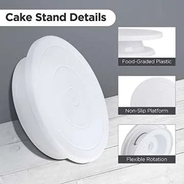 Puroma 70-in-1 Cake Decorating Kit with Turntable