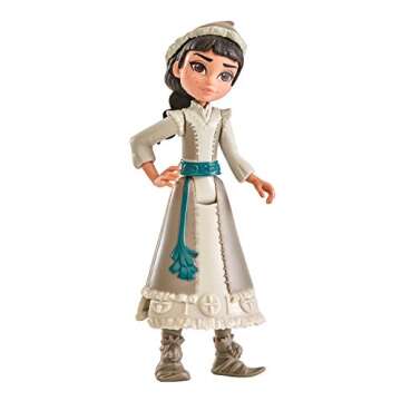 Disney Frozen Honeymaren Small Doll Wearing White Dress, Inspired by The Frozen 2 Movie