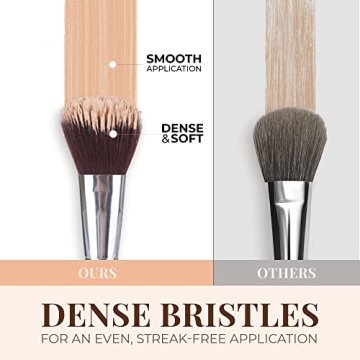 Professional Bamboo Makeup Brush Set - Vegan & Cruelty-Free