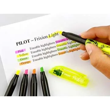 PILOT Frixion Light Textmarker Set - Erasable Highlighters