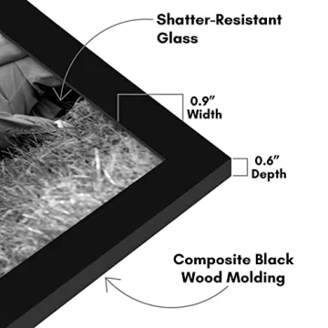 10-Piece Gallery Wall Frame Set with Glass