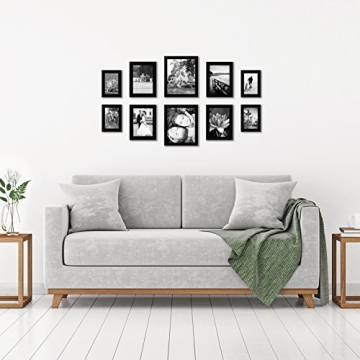 10-Piece Gallery Wall Frame Set with Glass