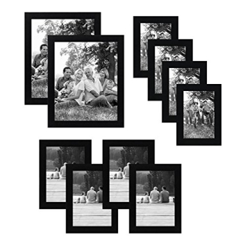 10-Piece Gallery Wall Frame Set with Glass