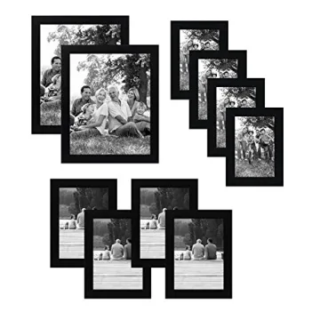 10-Piece Gallery Wall Frame Set with Glass