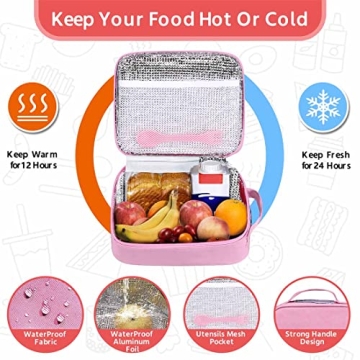 MAISON HUIS Kids Bento Lunch Box Set - Leakproof & Insulated