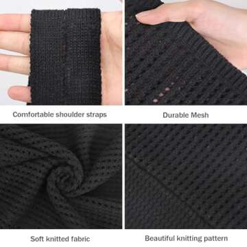 Stylish Crochet Tote Bag for Women - Beach Ready Accessory