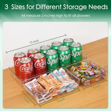 Curisia Drawer Organizer Set for Kitchen & Office Storage