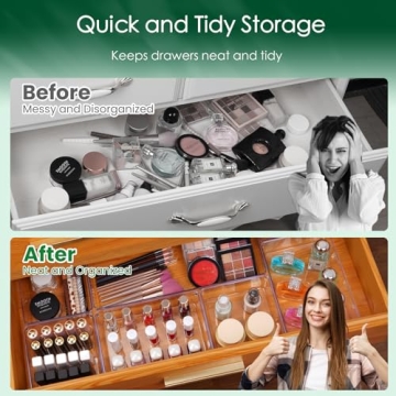 Curisia Drawer Organizer Set for Kitchen & Office Storage