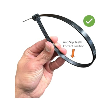 Nirah Zip Ties 1000 Pack - Industrial Quality & UV Protected