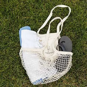 Eco-Friendly Reusable Grocery Bags Set of 5 - Stylish & Durable