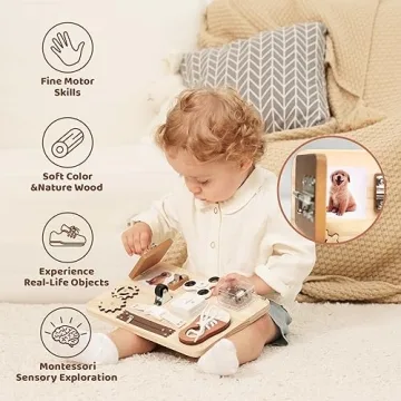 Potatomato Busy Board for Montessori Learning Fun