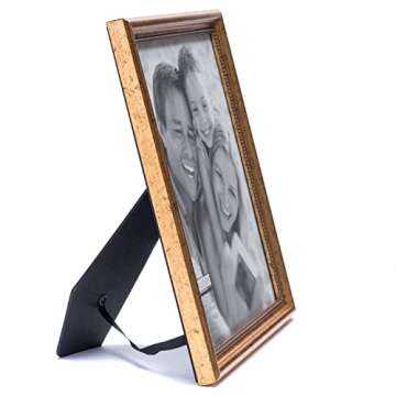 Malden International Designs Classic Wood Picture Frame, 8x10, Gold