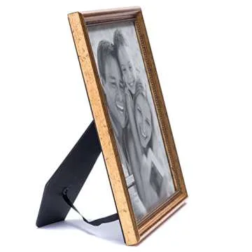 Malden International Designs Classic Wood Picture Frame, 8x10, Gold