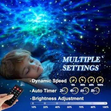 4-in-1 Star Projector with Bluetooth & White Noise