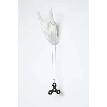 Interior Illusions Plus ii0079 Interior Illusions Rock on Hand Wall Hook-White