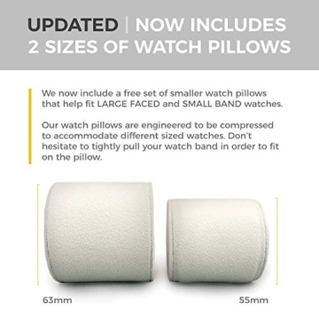 Case Elegance Travel Watch Organizer Roll for Men