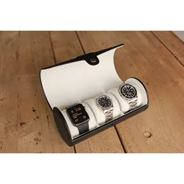Case Elegance Travel Watch Organizer Roll for Men