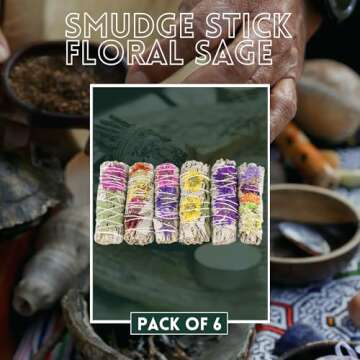SOUL STICKS Smudge Stick Variety Gift Set | Bulk Sage Bundles for Space Cleansing | Smudging Wand Gi...