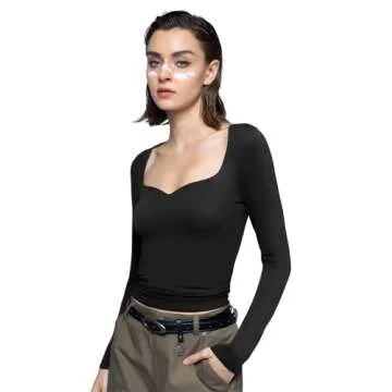 PUMIEY Long Sleeve Shirt - Elegant Women’s Top in Style
