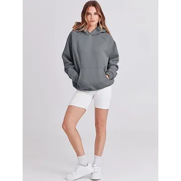 Cozy ANRABESS Oversized Hoodie for Women - Soft Fleece,