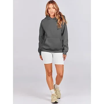 Cozy ANRABESS Oversized Hoodie for Women - Soft Fleece,