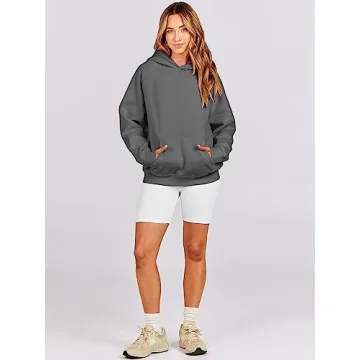 Cozy ANRABESS Oversized Hoodie for Women - Soft Fleece,