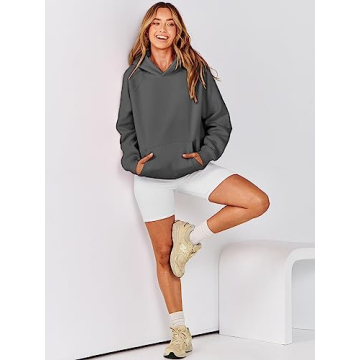 Cozy ANRABESS Oversized Hoodie for Women - Soft Fleece,