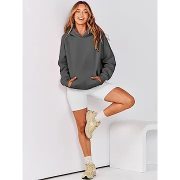 Cozy ANRABESS Oversized Hoodie for Women - Soft Fleece,