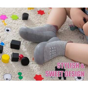 Dookeh Toddler First Walking Shoes Non Slip Comfortable Design