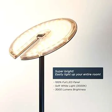O'Bright LED Cylinder Floor Lamp - Modern Dimming Design