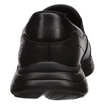 Skechers Men's Glides Calculous Slip-On Loafer, Black, 10 3E US