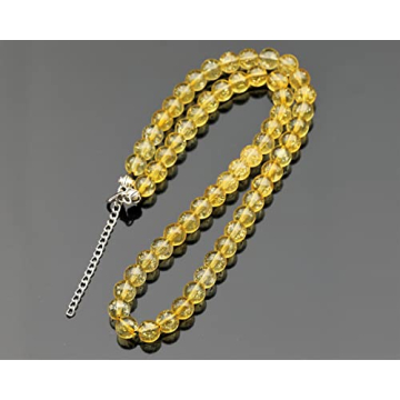 Natural Citrine Beaded Choker for Healing and Style