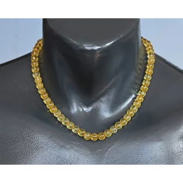 Natural Citrine Beaded Choker for Healing and Style