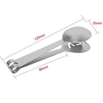 Plyisty Tea Bag Squeezer, Tea Bag Spoon, Rust Resistant Durable for Save Space Kitchen Tools Tea and Coffee Used as Clip
