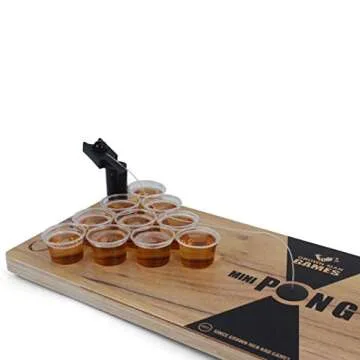 Grown Man Mini Beer Pong - Fun Drinking Game for All