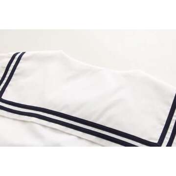Cuteighteen Kawaii Sailor Collar Blouse for Teens