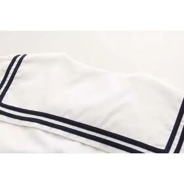 Cuteighteen Kawaii Sailor Collar Blouse for Teens