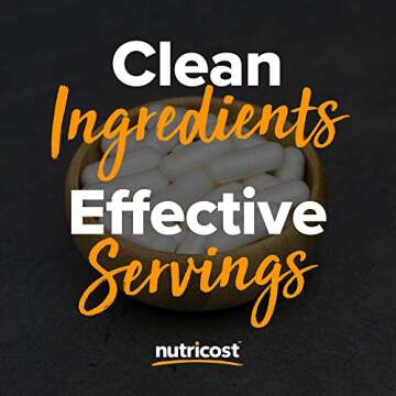 Nutricost Betaine HCl + Pepsin 790mg, 240 Capsules - Gluten Free & Non-GMO