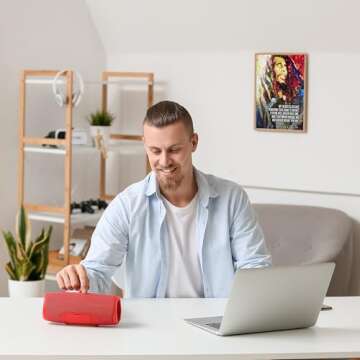 Bob Marley Inspirational Quote Art Print for Home Decor