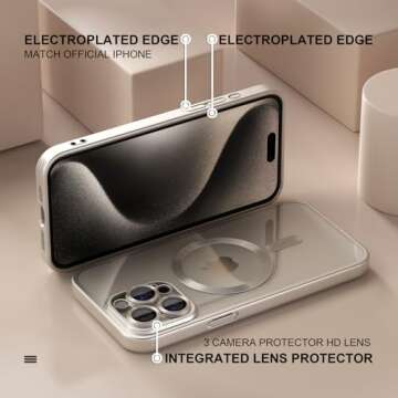 Misea Magnetic Case for iPhone 15 Pro Max - Stylish Protection