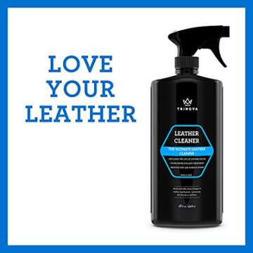 TriNova Leather Cleaner for Every Surface – 18oz Safe and Easy