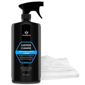 TriNova Leather Cleaner for Every Surface – 18oz Safe and Easy
