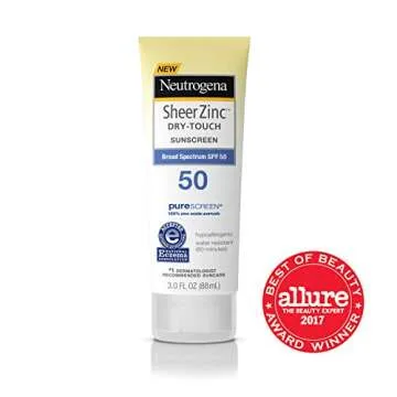 Neutrogena Sheer Zinc Oxide Sunscreen SPF 50, Pack of 3