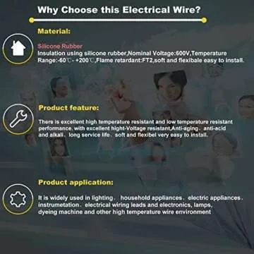 20 awg Silicone Electrical Wire 2 Conductor Parallel Wire line 200ft [Black 100ft Red 100ft] 20 Gauge Soft and Flexible Hook Up Oxygen Free Stranded Tinned Copper Wire