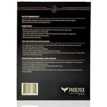 Phoenix Foot Peel for Men - Extra Strength Treatment